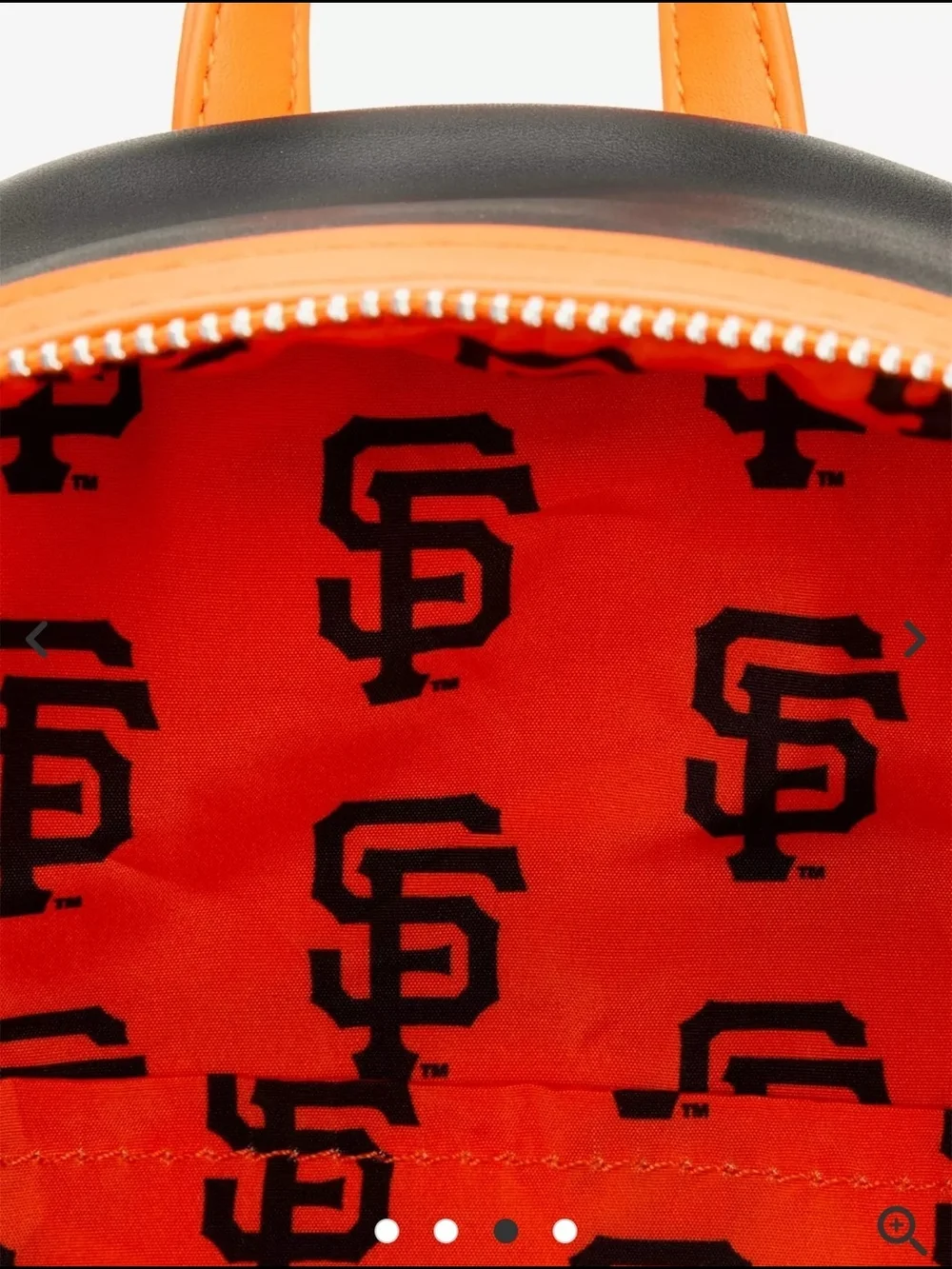 Loungefly San Francisco Giants Orange & Black Mini Backpack